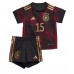 Tyskland Niklas Sule #15 Barnkläder Borta matchtröja till baby VM 2022 Kortärmad (+ Korta byxor) Billigt